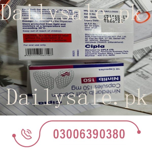 Nintedanib Soft Gelatin Capsules 150 Mg In Pakistan